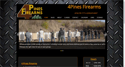 Desktop Screenshot of fourpinesfirearms.com